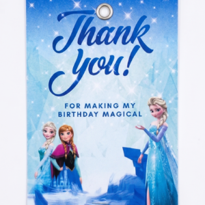 Barbie Theme Thank you Card For Birthday (20pcs)- Customizable