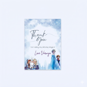 SGD Name Customized Thank You Cards  (20 pcs)
