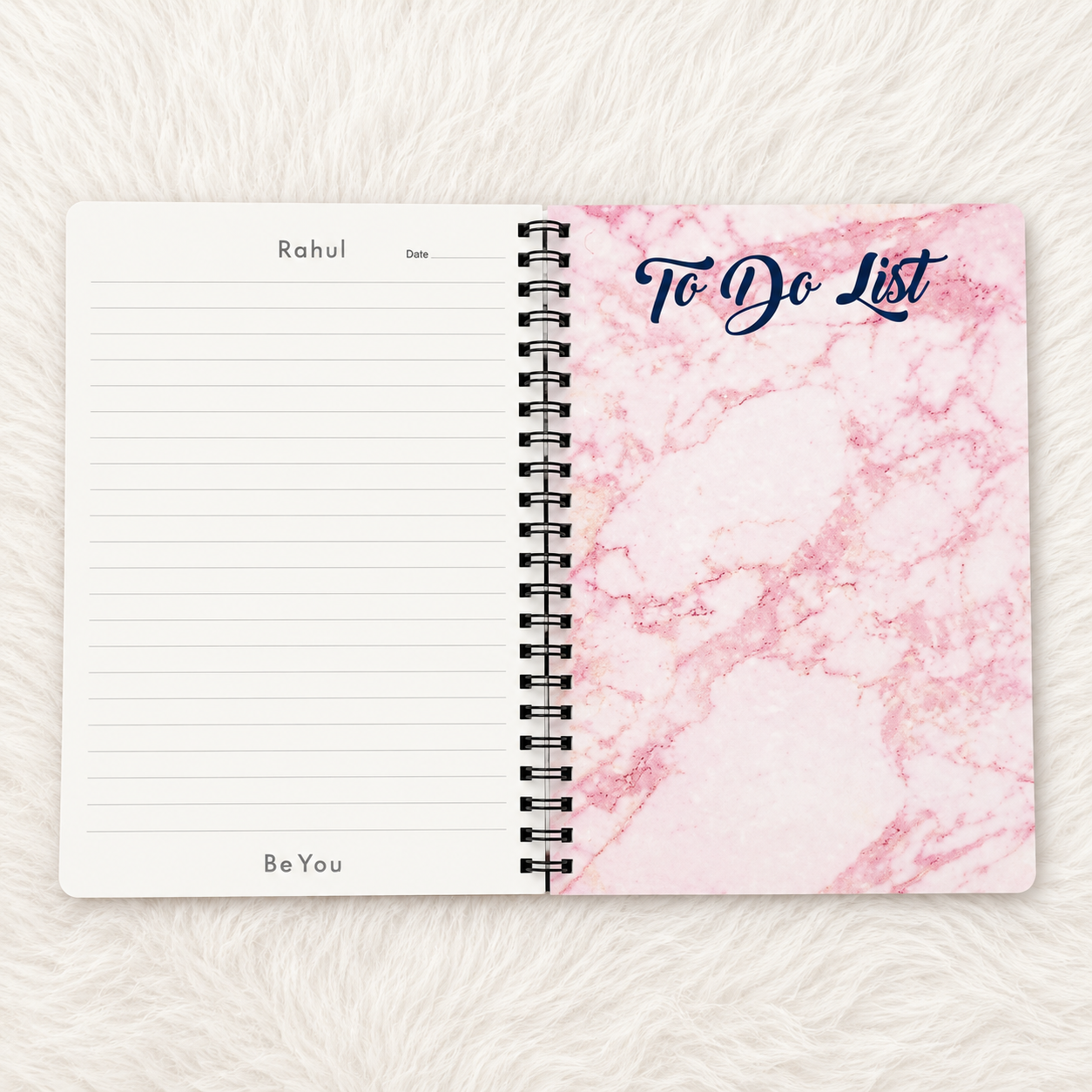 Customizable Name Initial Stylish Personalized Notebooks (A5 Size) - Image 20