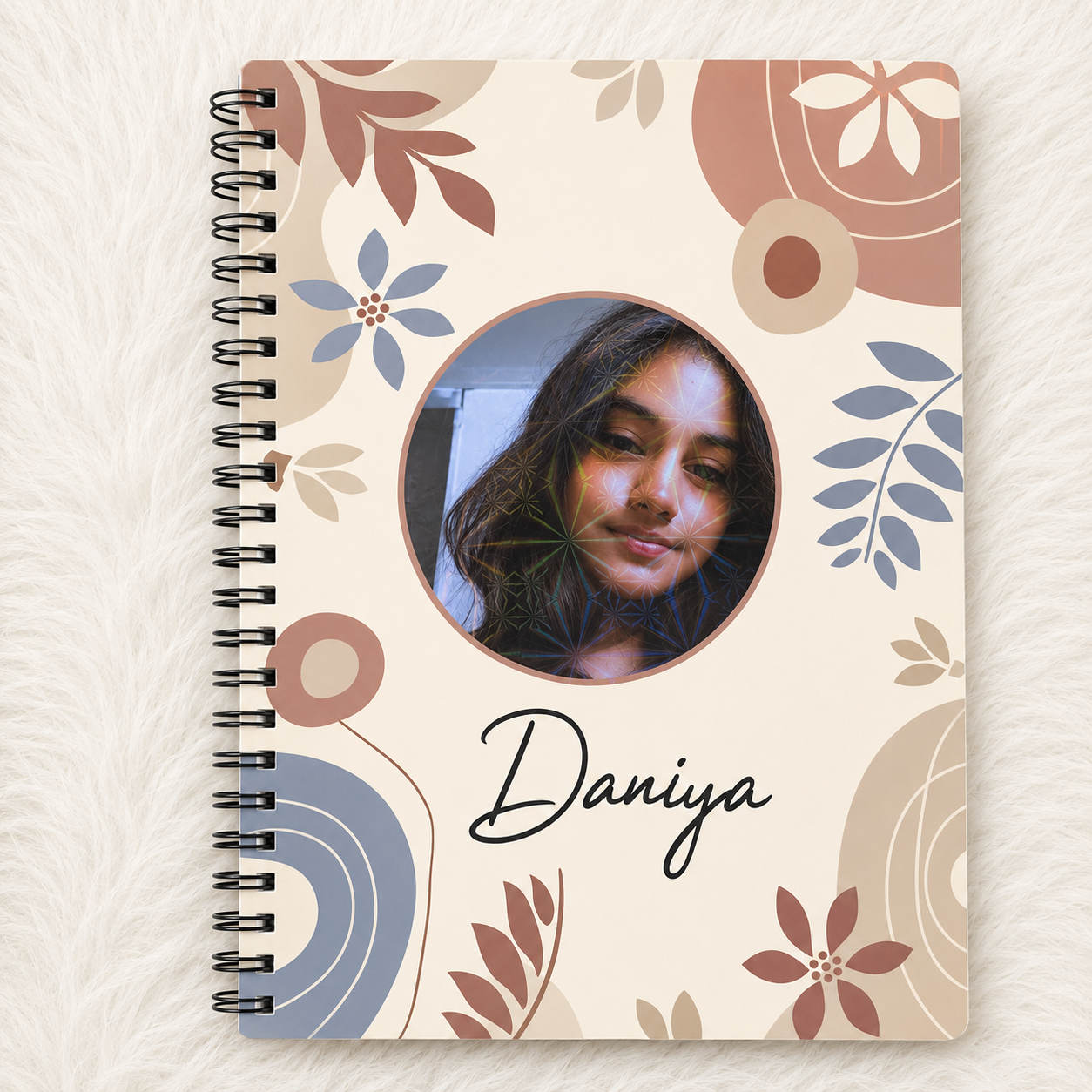 Customizable Name Initial Stylish Personalized Notebooks (A5 Size) - Image 22