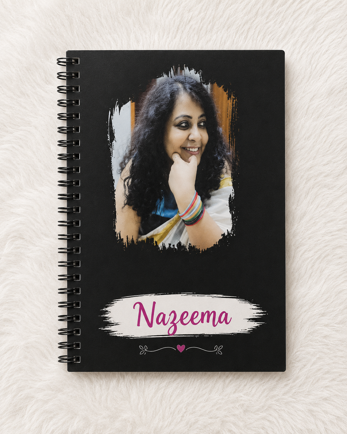 Customizable Name Initial Stylish Personalized Notebooks (A5 Size) - Image 24