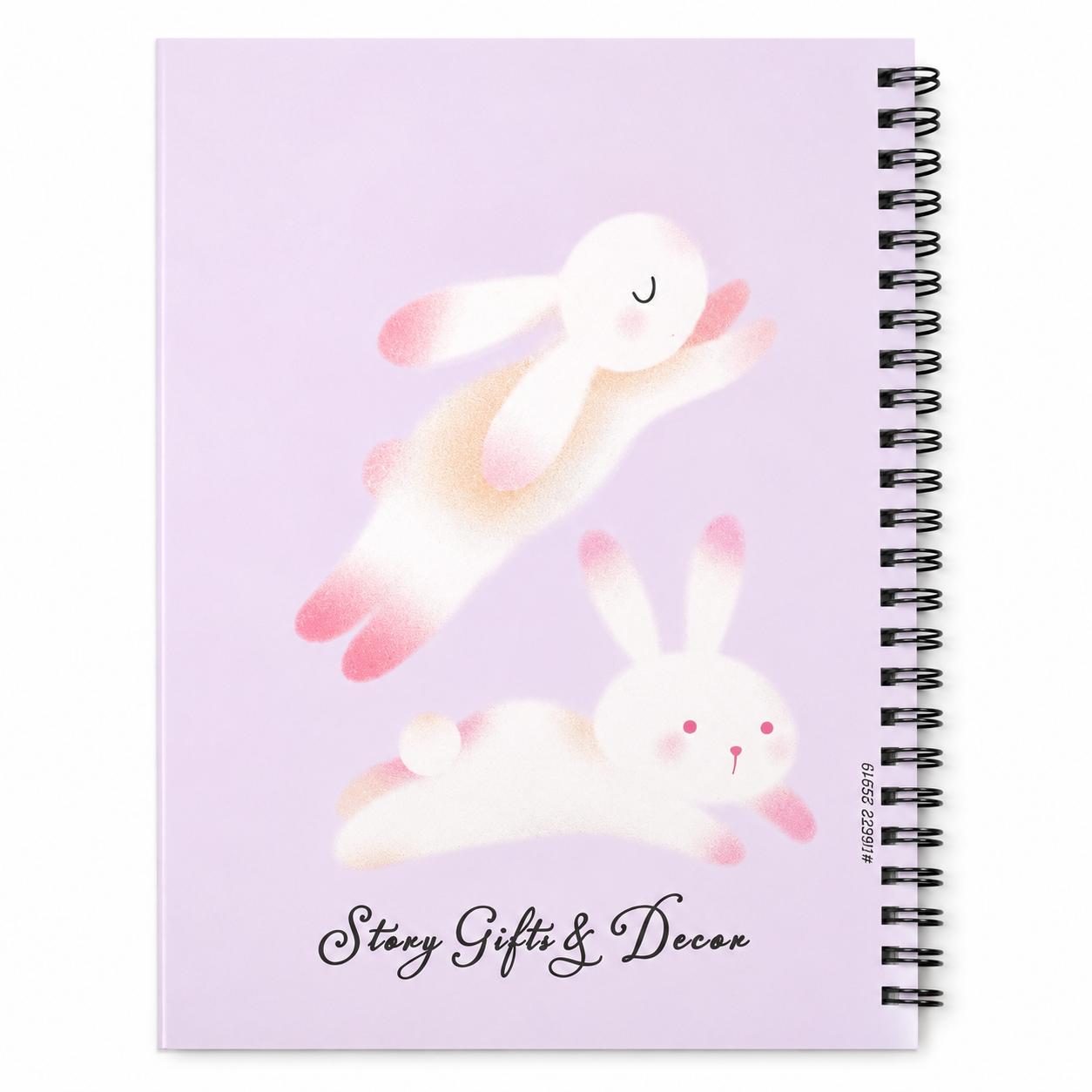 Customizable Name Initial Stylish Personalized Notebooks (A5 Size) - Image 3