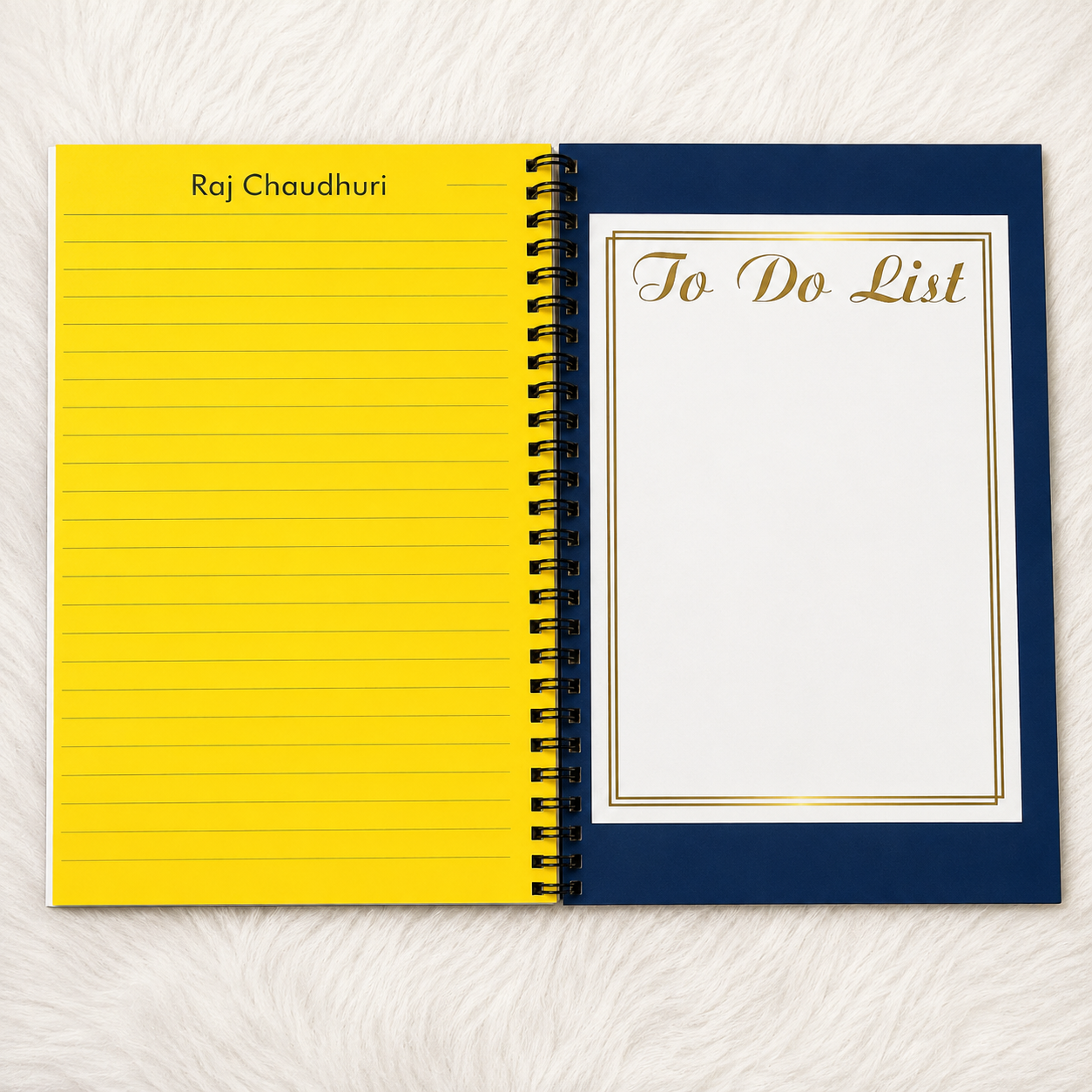 Customizable Name Initial Stylish Personalized Notebooks (A5 Size) - Image 19